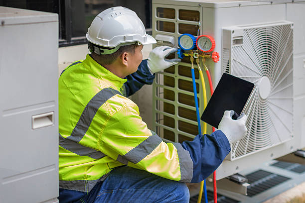 Professional Ductwork Repair technician working in Chester, PA